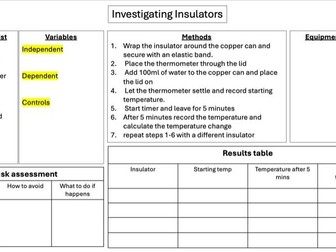 Insulator Investigation
