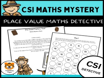 Dive Into The CSI Maths Mystery: Place Value Uncovered