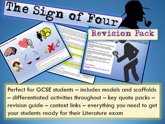 Sign of Four GCSE 9-1 Exam Practice / Revision