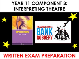 Eduqas GCSE Drama Comp 3 Written Exam 3 Hour Revision Lesson