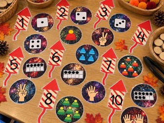 Bonfire Night Number Matching | Fireworks Maths Game | EYFS & KS1