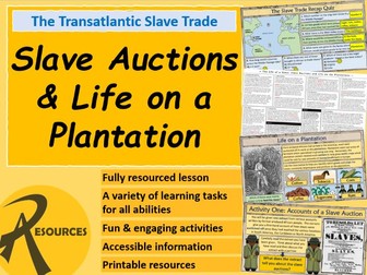 Slave Trade - Plantation Life & Auctions