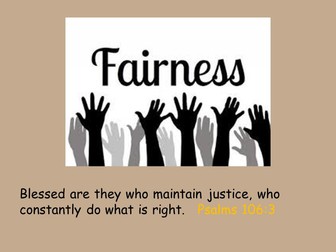 Fairness - Collective Worship