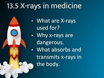 P13.5 X-rays in medicine