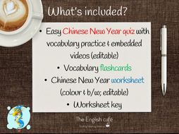 Chinese New Year quiz (easy language) | Teaching Resources