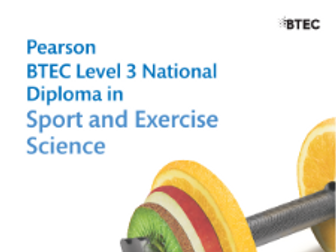L3 BTEC Sport Exercise Science Unit 1 LA C3 C4