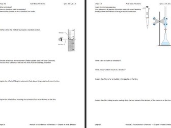 A-Level Chemistry Foundations in Chemistry Module 2 guided notes