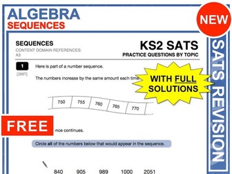 KS2 Maths (Sequences)