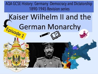 Revision VIDEOS:  GCSE History Germany AQA: Democracy and Dictatorship 1890-1945