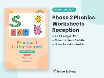 Phase 2 Phonics Worksheets: Letter Sounds