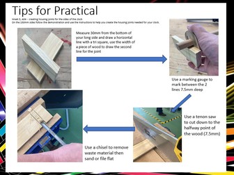 Carriage Clock Project suitable for year 7/8 and Schools that do 3D design  GCSE