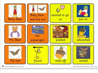 Colourful Semantics resource for Whatever Next