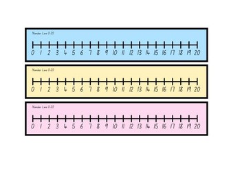 Numberlines 0-20