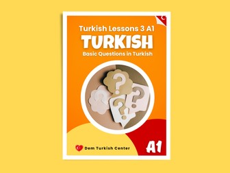 Turkish Lessons A1 / 3: Basic Questions in Turkish