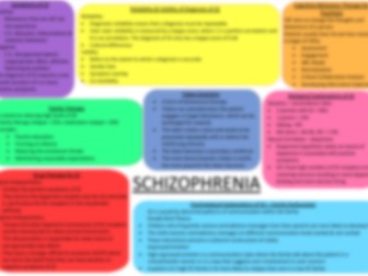 Schizophrenia Knowledge Organiser