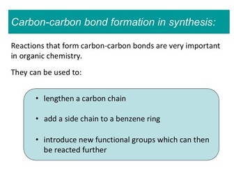 Carbon Carbon Bond Formation Chemistry