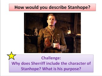Journey's End - Characterisation of Stanhope