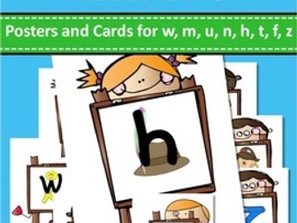 Letter Formation {Visual Clue Posters and Cards}