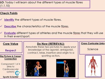 Edexcel GCSE PE - Component 1 - Topic 1 - Lesson 9 Muscles