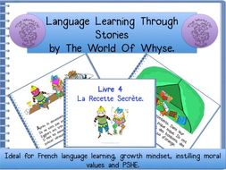 French Story – totally original for KS2 & KS3 pupils – ‘La Recette Secrète’.
