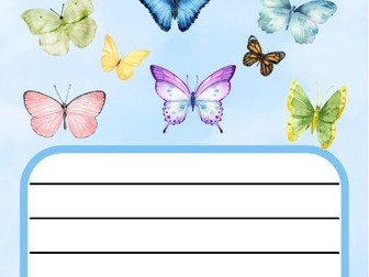 Decribe the Butterflies Writing