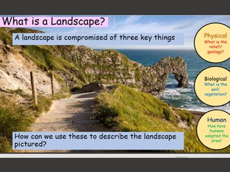 Introduction to UK Landscapes and Relief Coastal GCSE