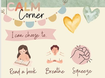 Calm Corner Signs