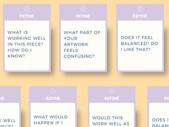 IB Visual Arts 22 Prompt Cards – REFINE Edition
