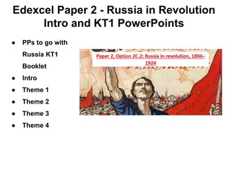 EEdexcel Paper 2 Russia Key Topic 1 PowerPoint and Introductory Lesson Resource