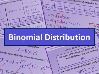 Binomial distribution - A level AS Mathematics