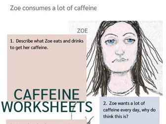 Healthy Eating: Caffeine Worksheets (UK)