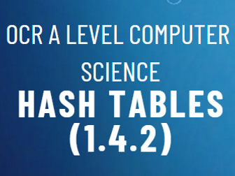 Hash Tables (A Level)