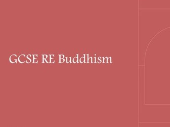 GCSE RE Buddhism- places of worship