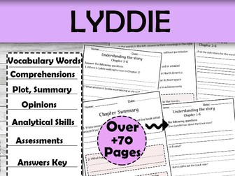 Lyddie Novel Study