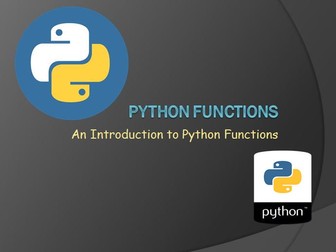 Intoduction to Python Functions