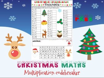 Christmas maths: Multiplication codebreaker
