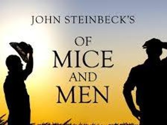 GCSE English Literature: example essay question George and Lennie "Of Mice and Men"