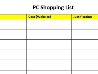 Cover Lesson - Build a PC - Hardware Research