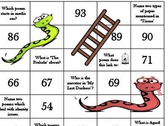 Snakes and Ladders Power and Conflict Revision