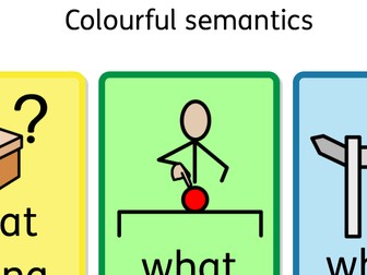 Colourful Semantics Colour Overview