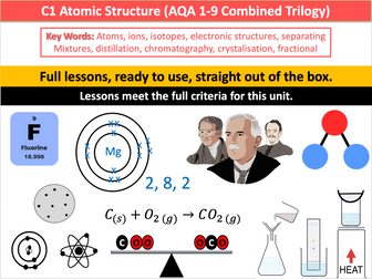 C1 Atomic Structure (AQA 1-9 Combined Trilogy)