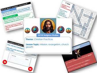 CHRISTIAN PRACTICES 8: Mission&Evangelism