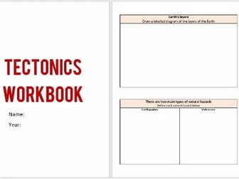 Tectonics Workbook