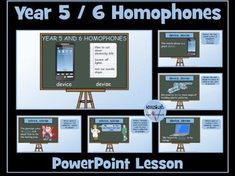 Homophones: Year 5 and 6