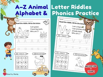 A–Z Animal Riddles | Phonics | KS1