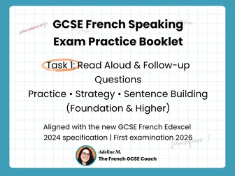 GCSE French Speaking Read aloud & Follow-up Questions Practice | Edexcel 2024 | Foundation & Higher