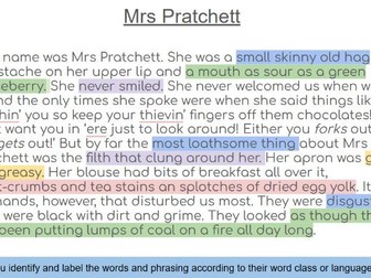 AQA English Language Paper 1 Prep