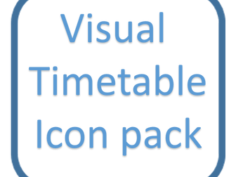 Visual Timetable Icon pack - small