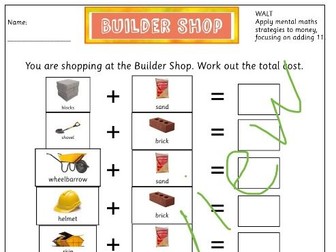 Building shop task add 11p within £1