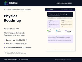 Edexcel International GCSE Physics Roadmap: Study Planner